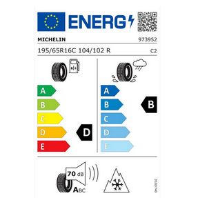 GUMA 195/65R16C AGILIS ALPIN 104/102R TL MICHELIN
