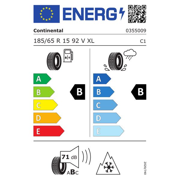 GUMA 185/65R15 92V ALLSEASONCONTACT 2 XL TL CONTINENTAL