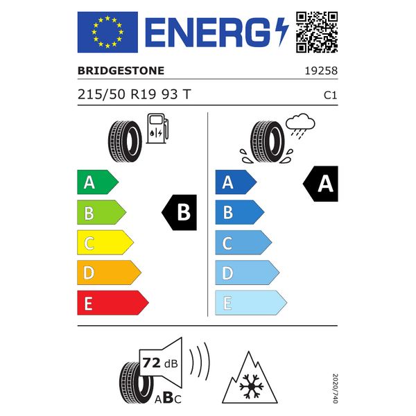 GUMA 215/50R19 93T WEATHER CONTROL A005 slt (+) BRIDGESTONE
