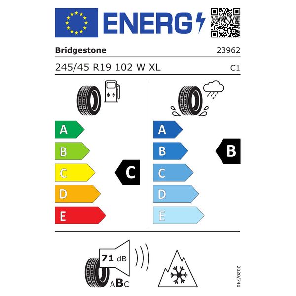 GUMA 245/45R19 102W TURANZA ALL SEASON 6 XL BRIDGESTONE