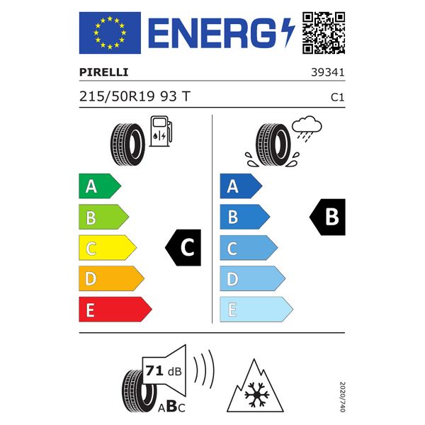 GUMA 215/50R19 93T CINTURATO WINTER 2 s-i elt TL PIRELLI