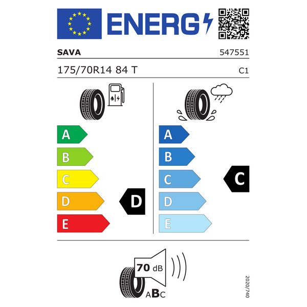 GUMA 175/70R14 84T PERFECTA TL SAVA