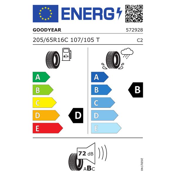 GUMA 205/65R16C 107/105T DURAMAX G2 GOODYEAR